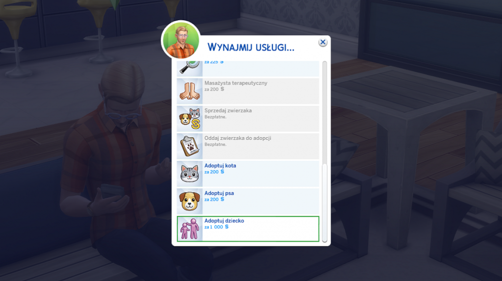 Adoptowanie dzieci w The Sims 4