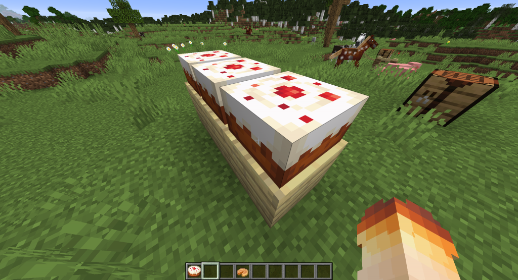 Jak zjeść ciasto w Minecraft?