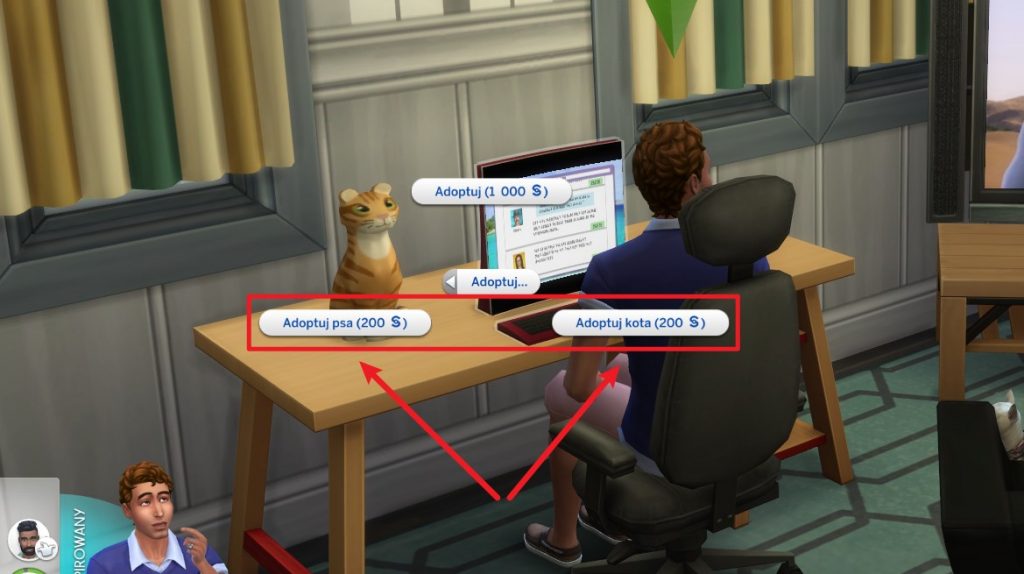 Jak adoptować psa w The Sims 4