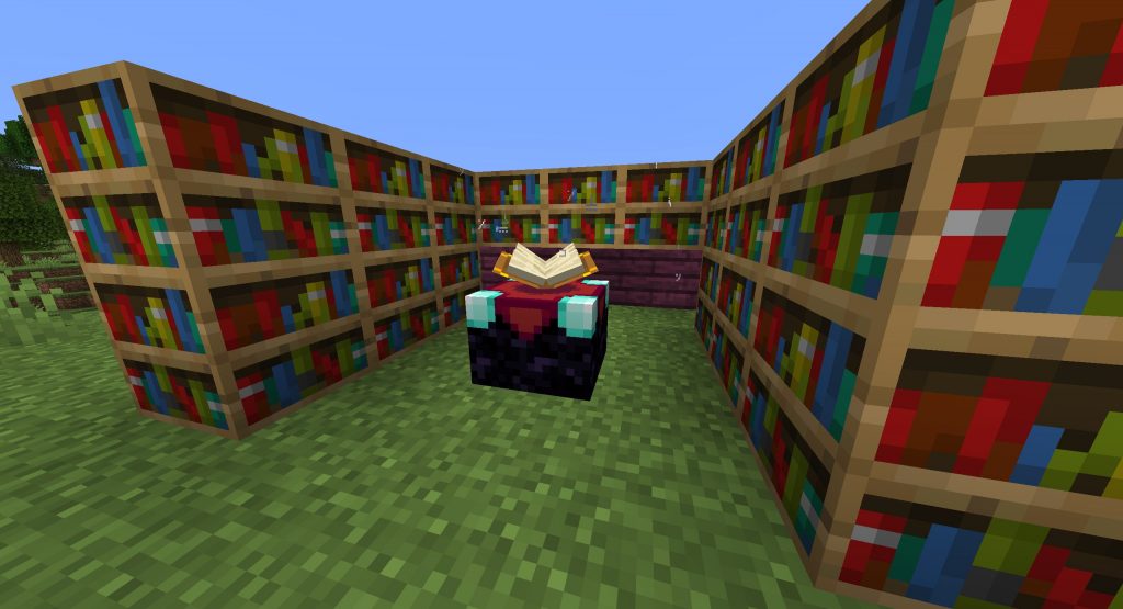 Jak ułożyć biblioteczki w Minecraft?