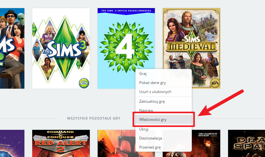 Język polski w The Sims 4