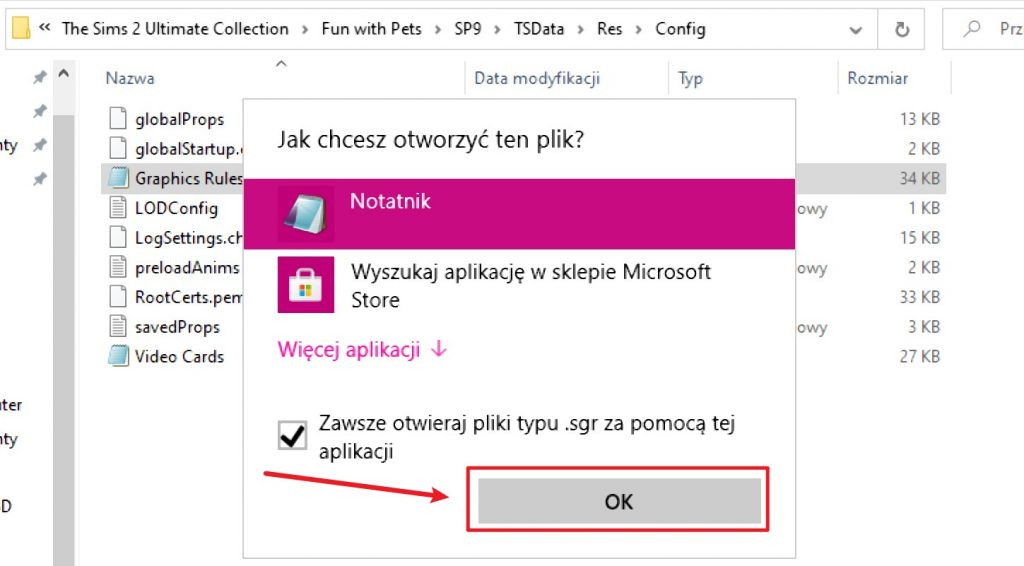 the sims 2 jak zmienić rozdzielczość