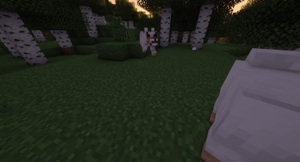 Agresywny wilk atakujące owce Minecraft