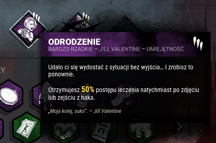 dbd umiejętność odrodzenie