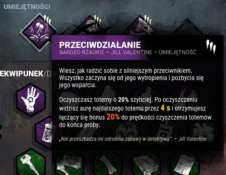 dbd umiejętność przeciwdziałanie