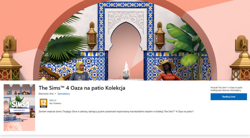 Kolekcja do The Sims 4 Oaza na Patio