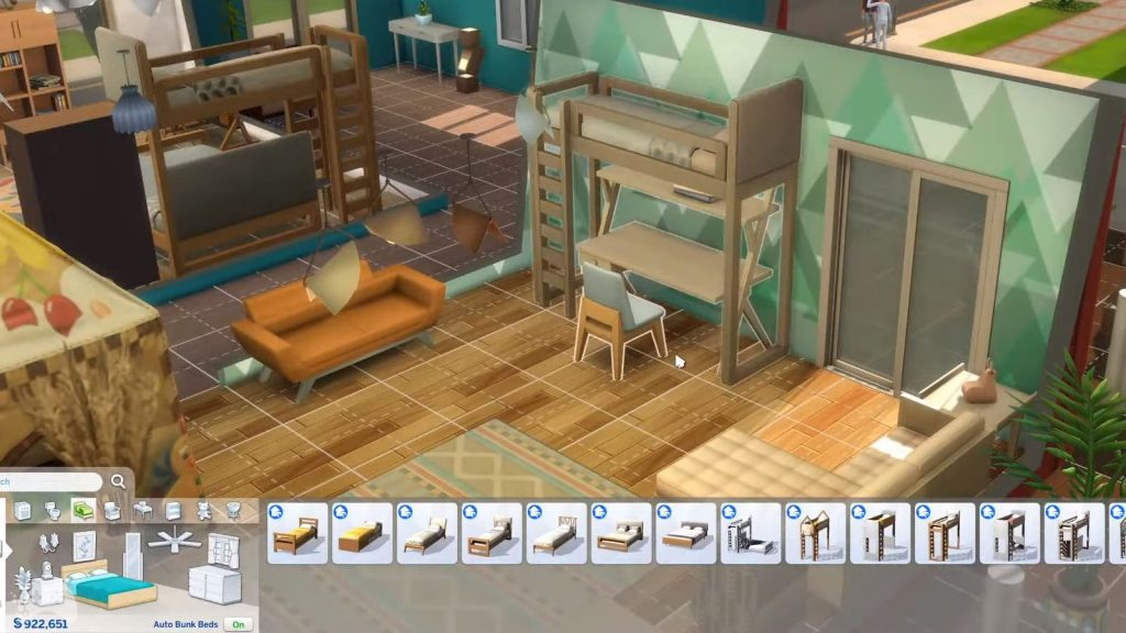 Łóżka piętrowe The Sims 4 Aktualizacja