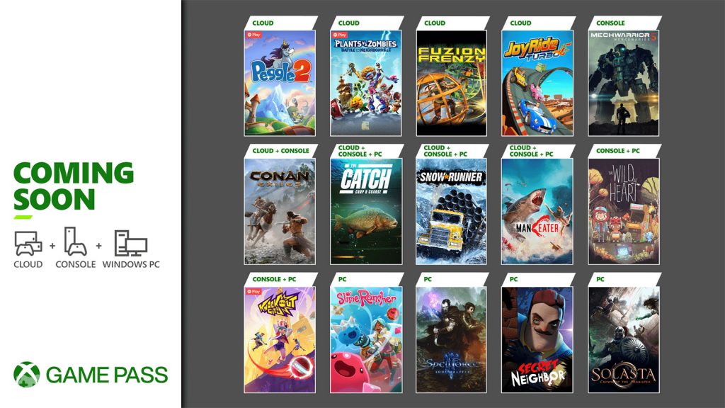 Maj 2021 Xbox Game Pass lista gier
