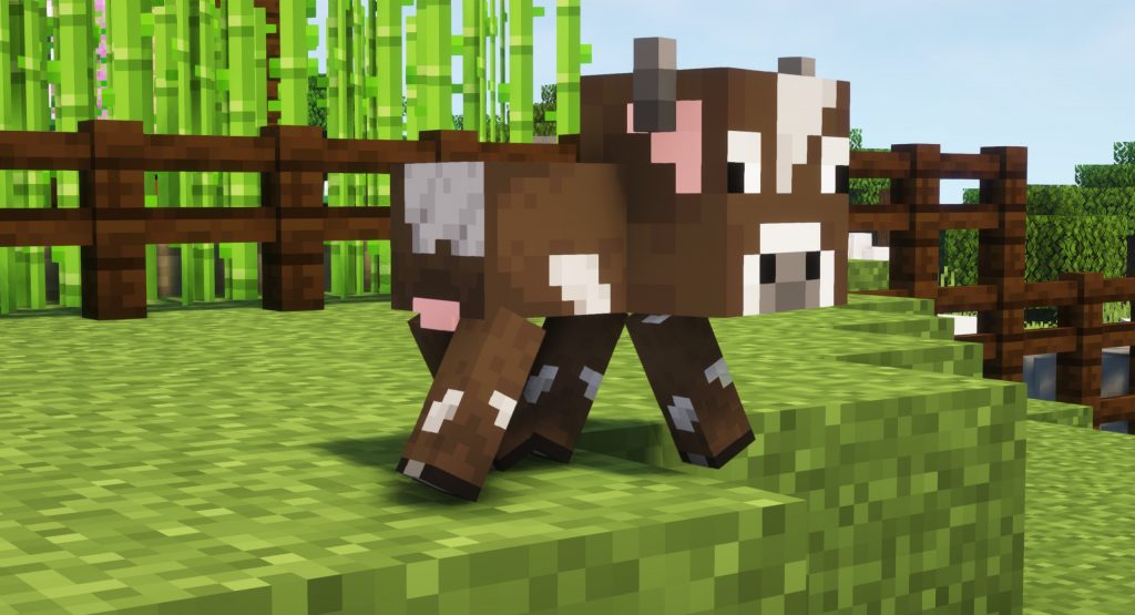 Mała krowa Minecraft