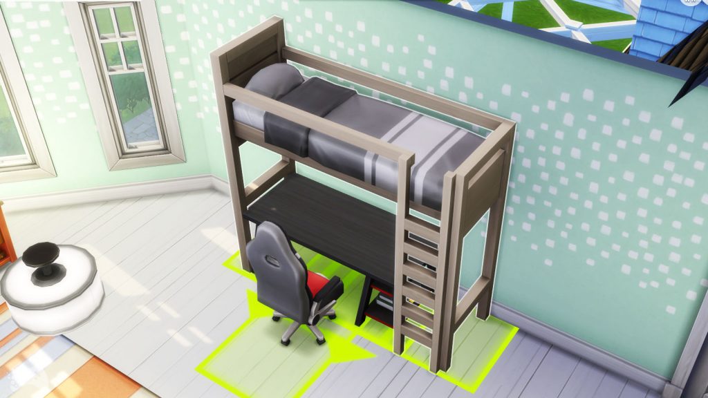 Piętrowe łóżka The Sims 4 aktualizacja maj