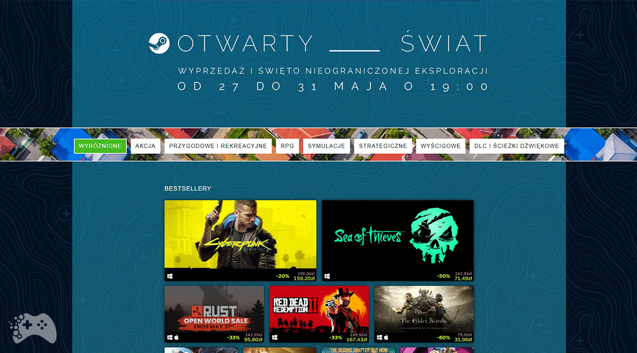 Otwarty Świat - wyprzedaż Steam