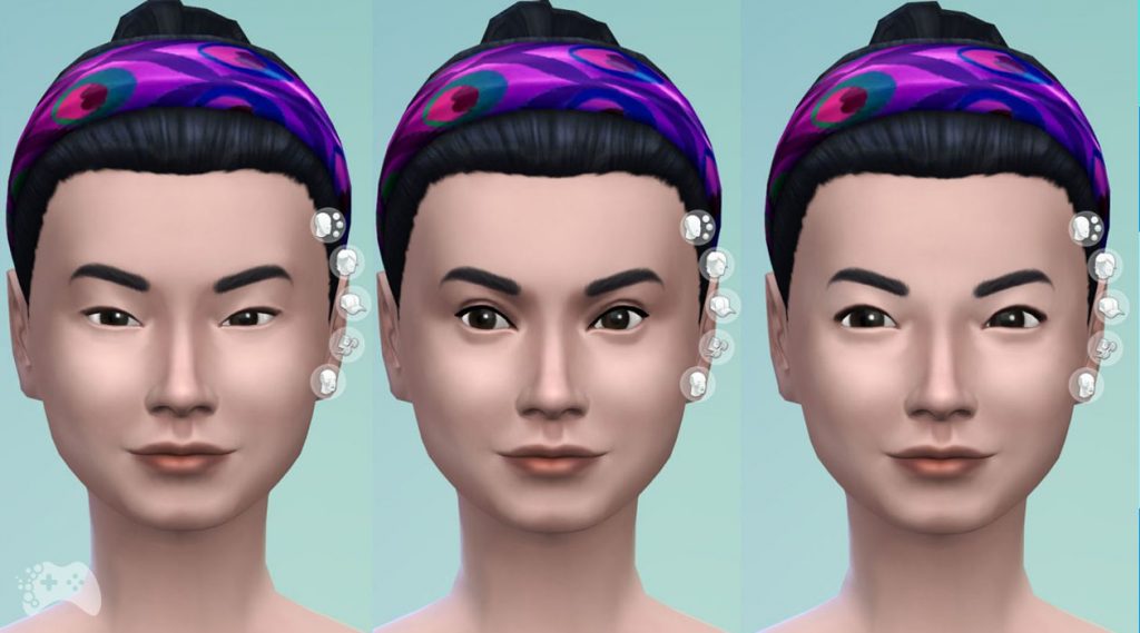 The Sims 4 aktualizacja maj 2021 azjatyckie oczy
