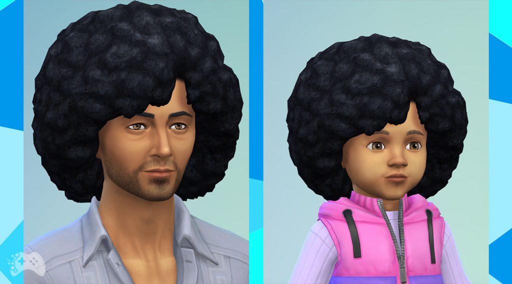 The Sims 4 aktualizacja maj 2021 nowa fryzura duże afro