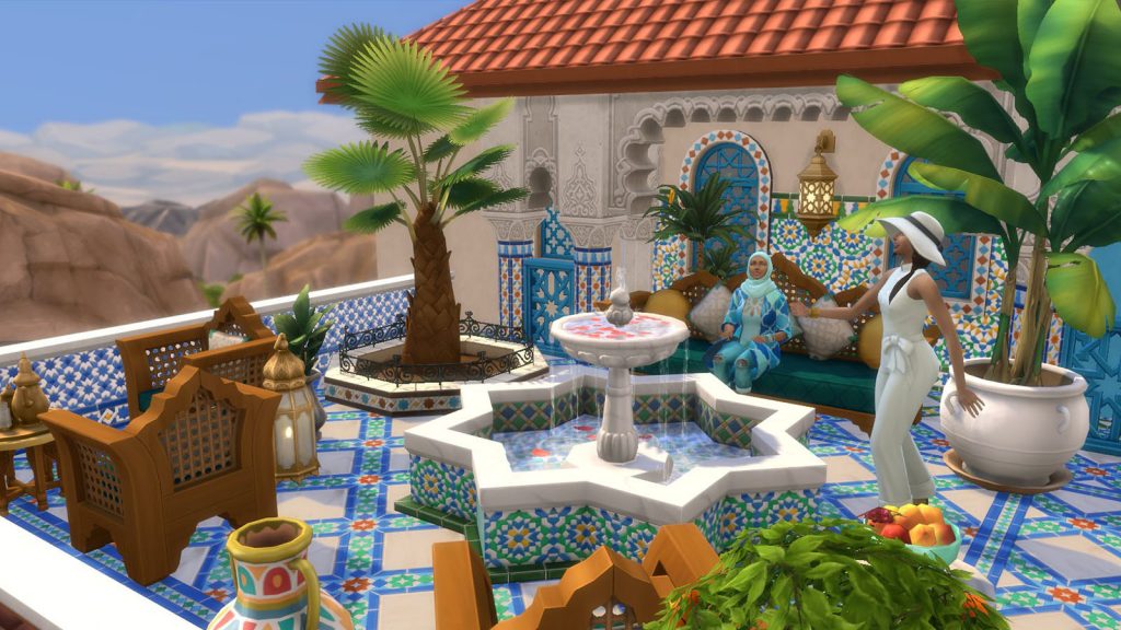 The Sims 4 oaza na patio first look