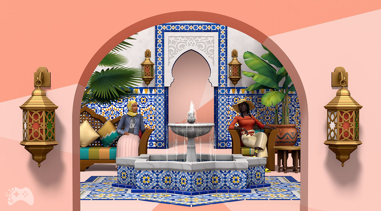 The Sims 4 oaza na patio kolekcja
