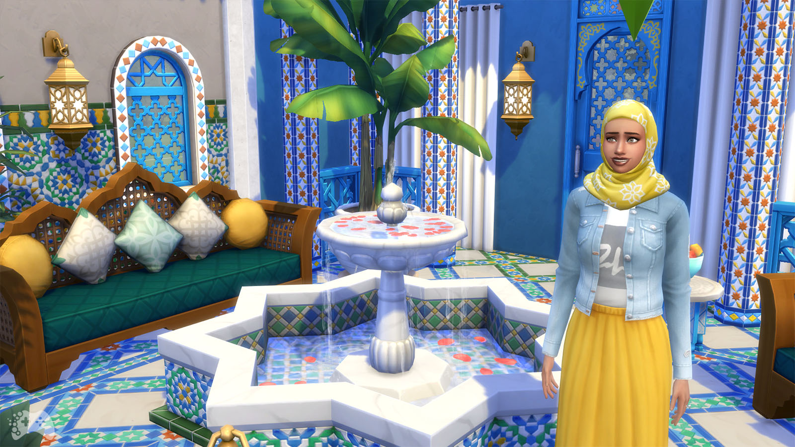 The Sims 4 oaza na patio przegląd