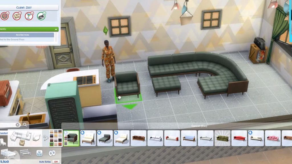 The Sims 4 Wystrój marzeń modułowe kanapy