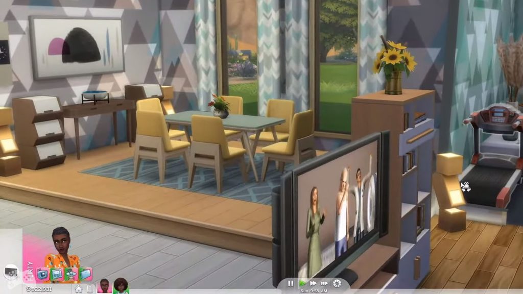 The Sims 4 Wystrój marzeń styl skandynawski