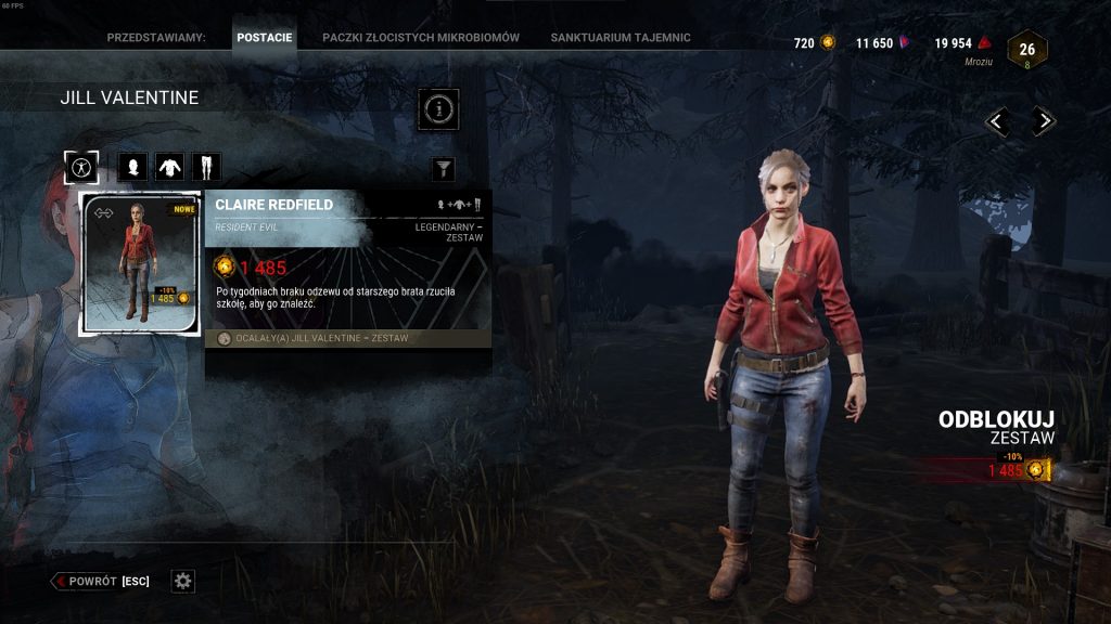 Dead by Daylight Claire Redfield