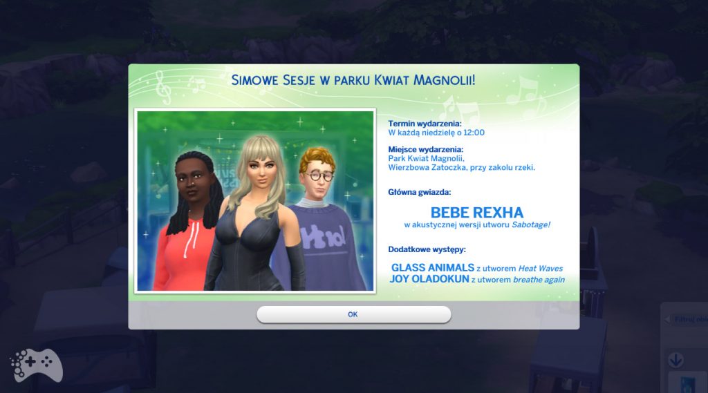 Simowe sesje - aktualizacja the sims 4 czerwiec 2021