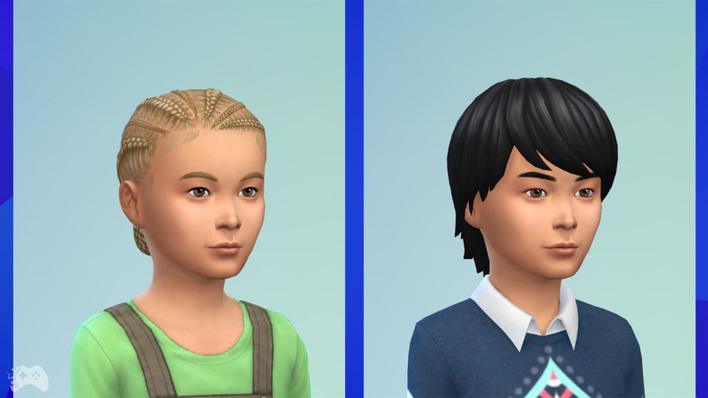 The Sims 4 Wystrój marzeń fryzury dla dzieci