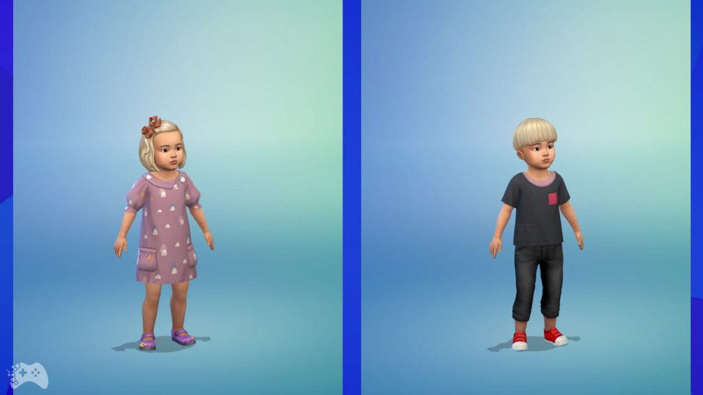 The Sims 4 Wystrój marzeń ubrania dla małych dzieci