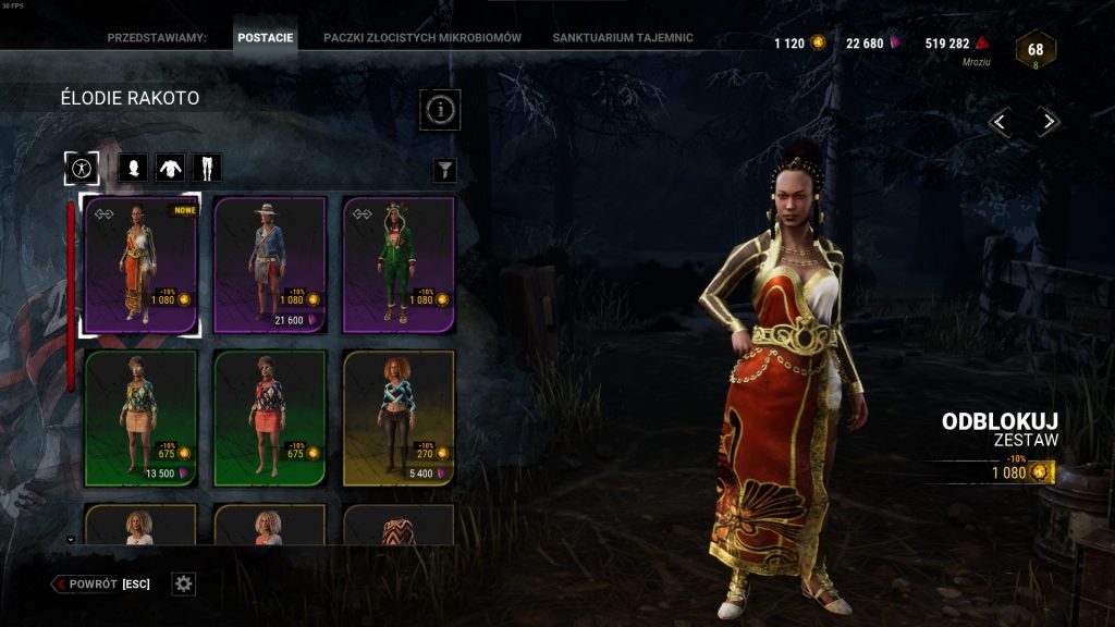dbd grecki skin do Elodie
