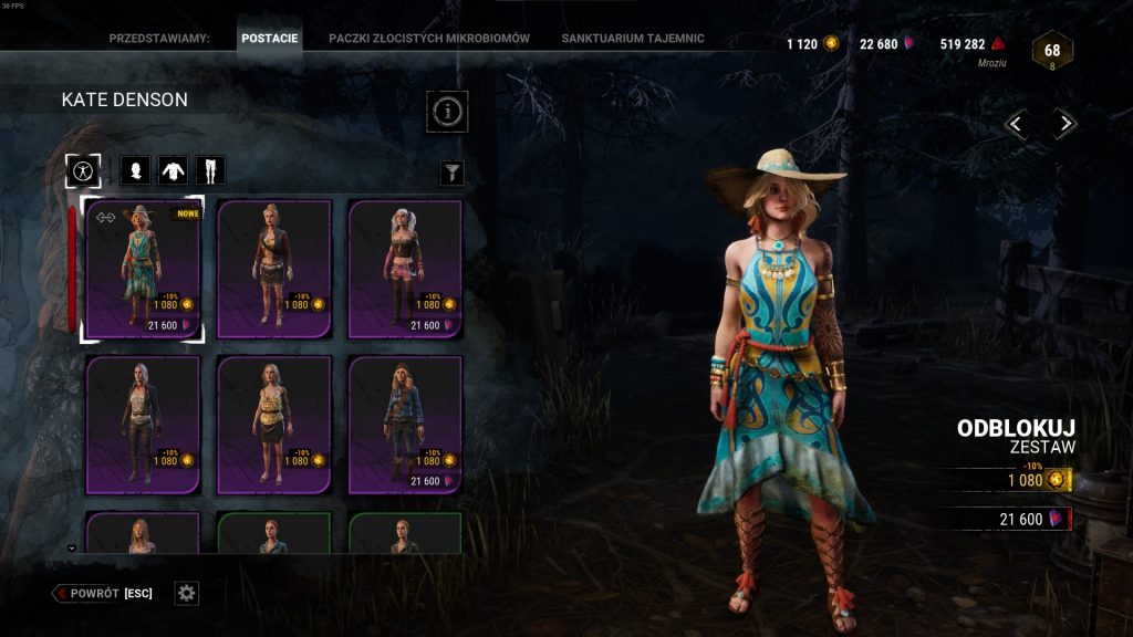 dbd grecki skin Kate Denson