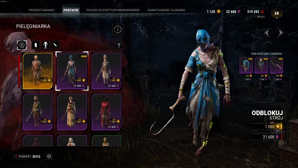 dbd grecki skin do Pielęgniarki