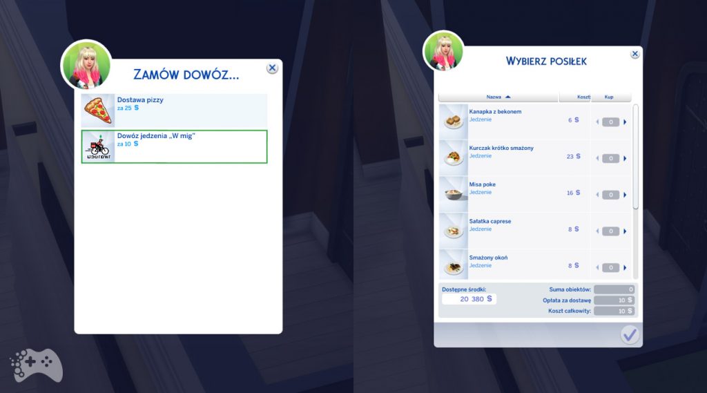 Jedzenie The Sims 4 aktualizacja lipiec 2021