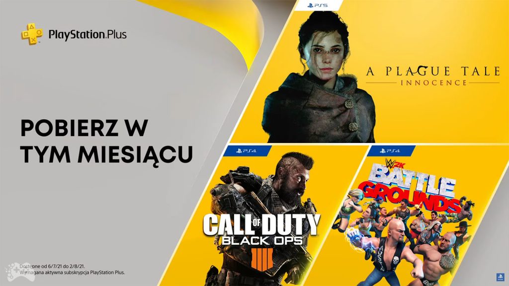 PlayStation Plus lipiec 2021