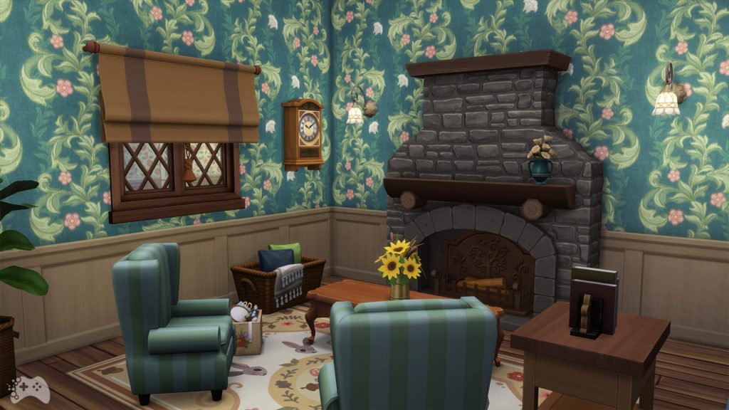 The Sims 4 Wiejska sielanka first look wiejski salon