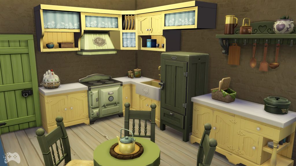 The Sims 4 Wiejska sielanka przegląd kuchnia