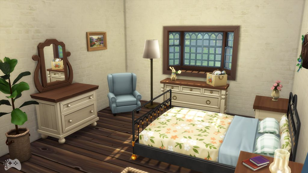 The Sims 4 Wiejska sielanka przegląd sypialni
