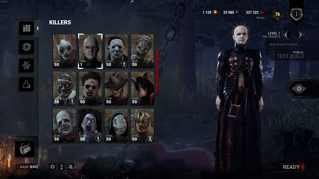 DBD Pinhead z filmu Hellraiser