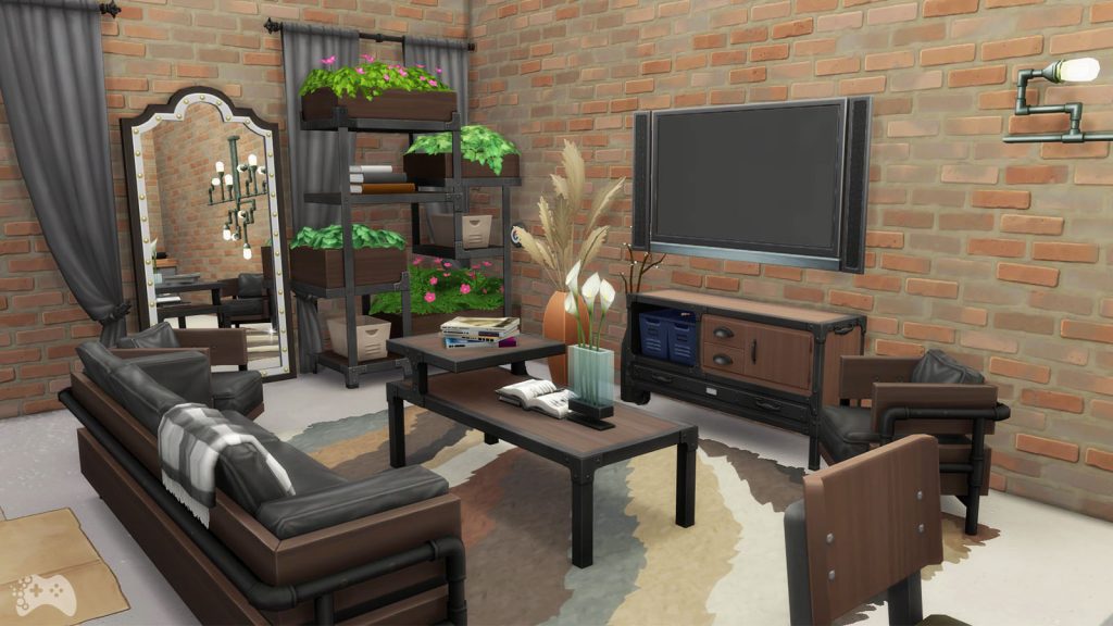 Obiekty z The Sims 4 Industrialny loft