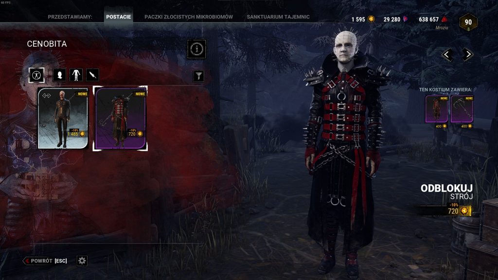 dbd cenobita piekielny kapłan