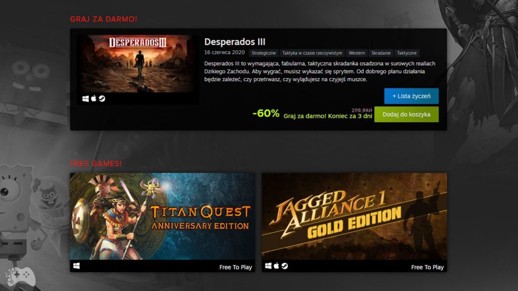 Gry za darmo THQ Nordic