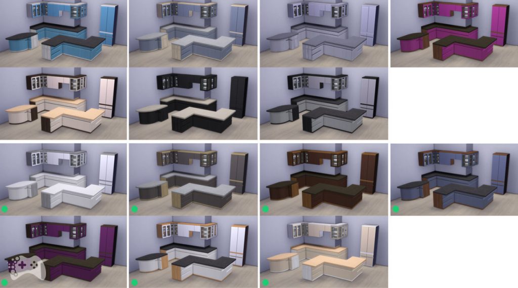 Nowe kolory mebli kuchennych The Sims 4