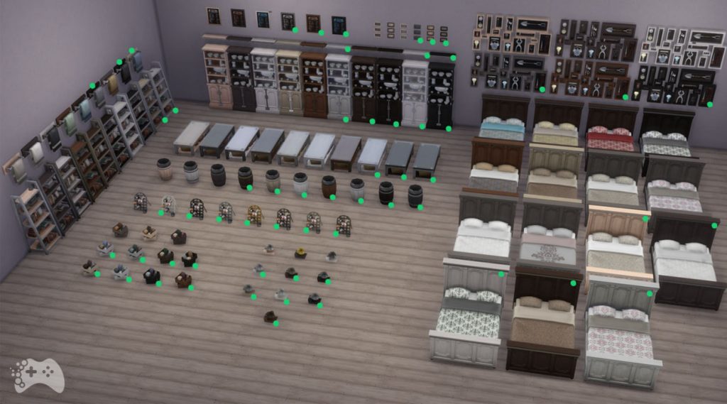 Nowe kolory mebli The Sims 4 aktualizacja