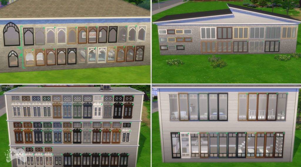 Nowe kolory okien i drzwi The Sims 4 aktualizacja