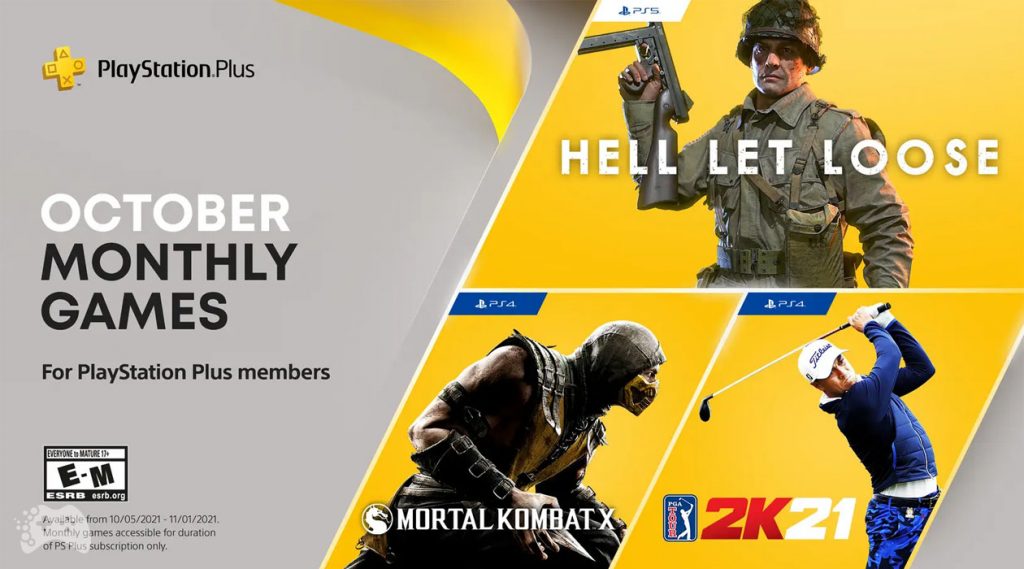PS Plus październik 2021 gry