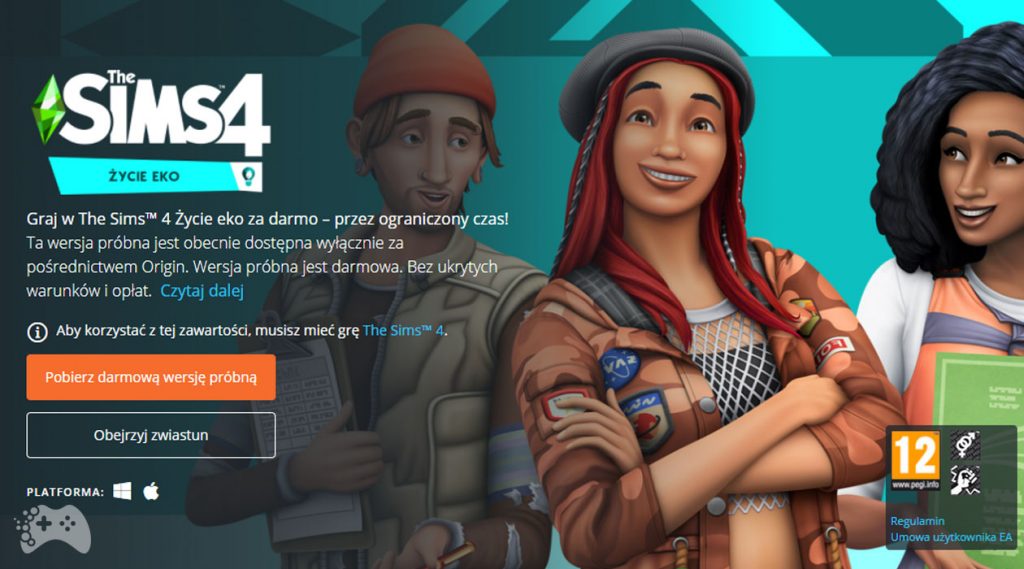 The Sims 4 Życie eko origin