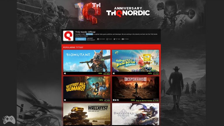 THQ Nordic - wyprzedaż wydawcy