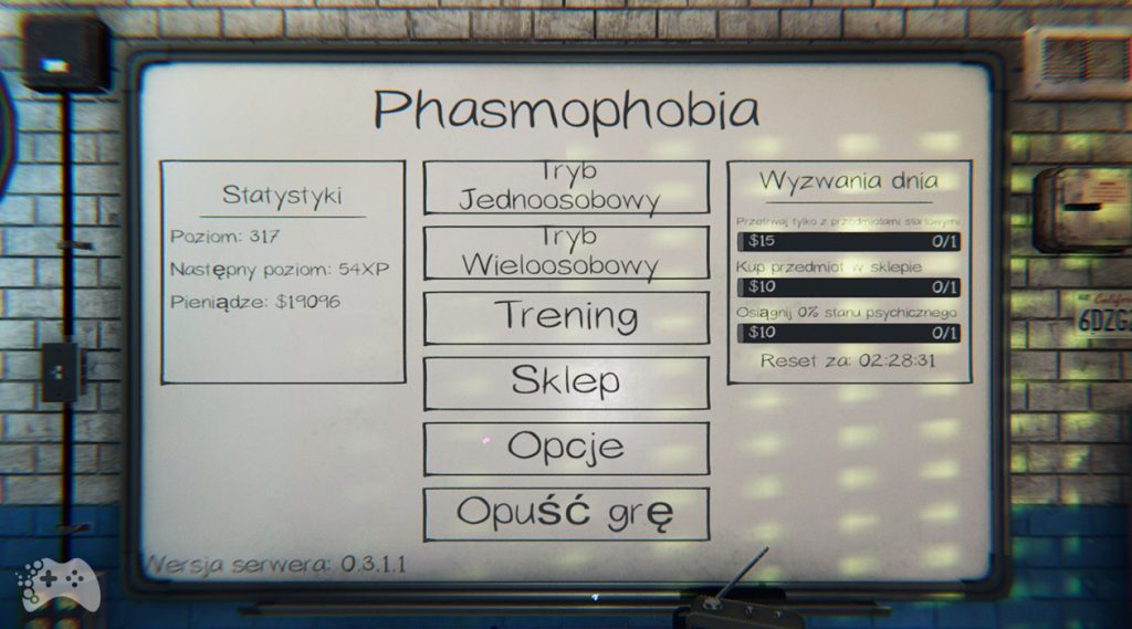 Tryb jednoosobowy Phasmophobia aktualizacja wrzesień