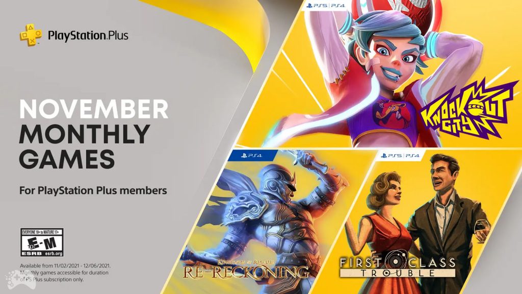 Lista gier PlayStation plus listopad 2021
