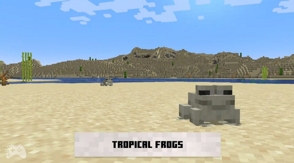 Tropikalne żaby w Minecraft 1.19