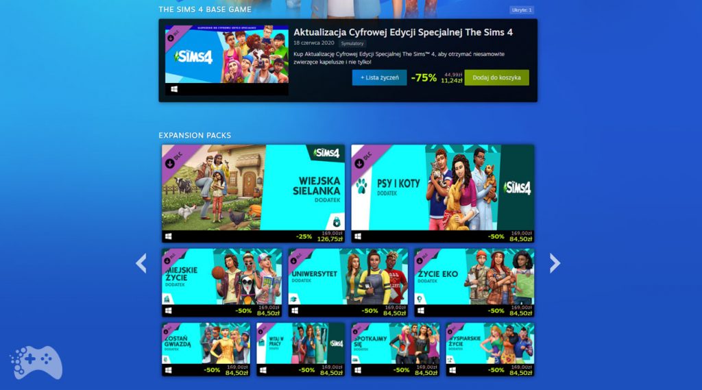 The Sims 4 w promocji na Steam
