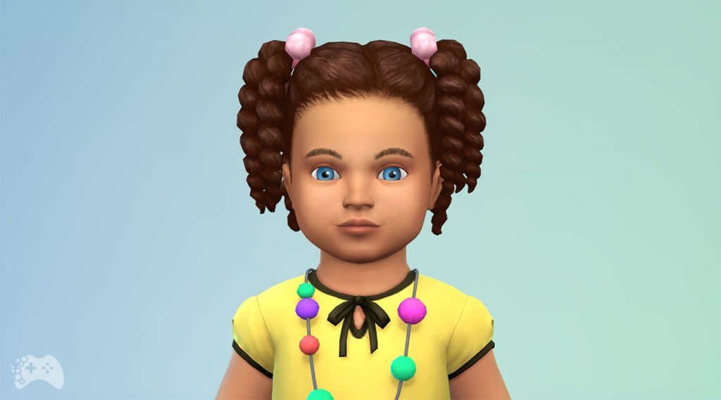 Fryzura z The Sims 4 małe dzieci aktualizacja