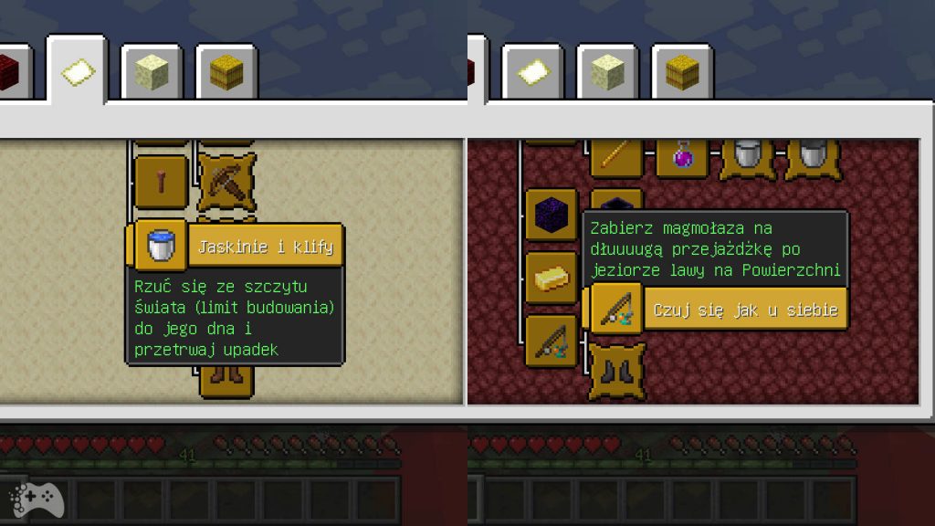 Nowe osiągnięcia w Minecraft 1.18
